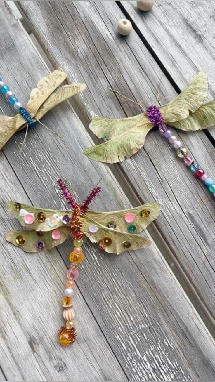 Bejeweled Leaf Dragonflies