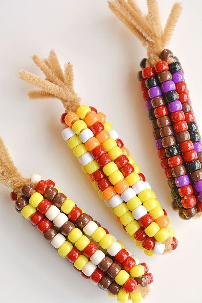 Colorful Beaded Indian Corn 1