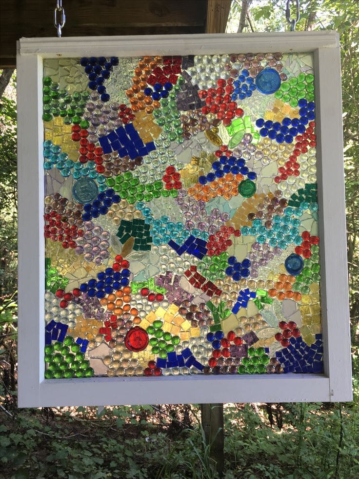Colorful Mosaic Window Art