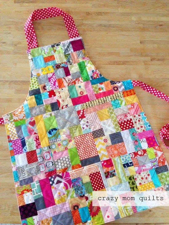 Colorful Patchwork Kitchen Apron