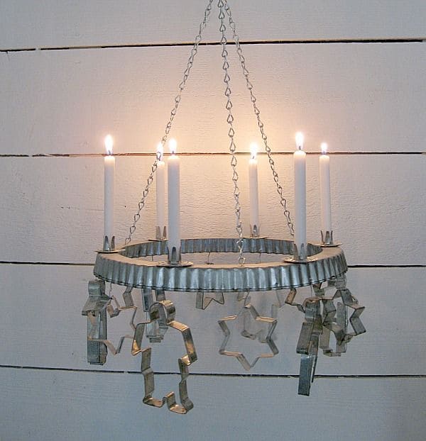 Cookie Cutter Candle Chandelier