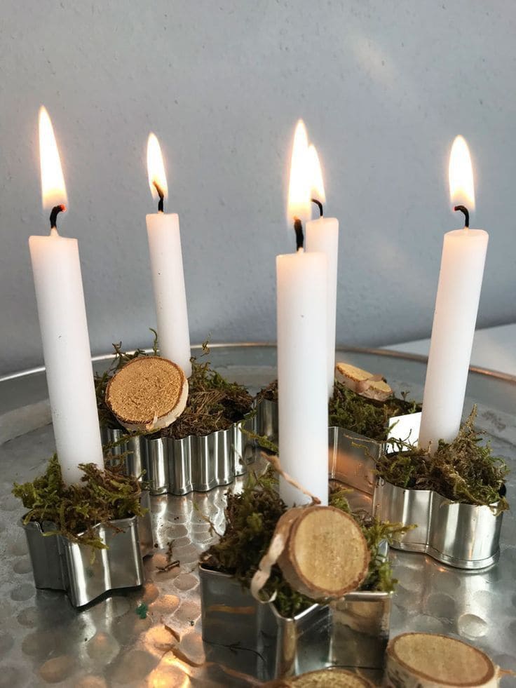 Cookie Cutter Candle Holders
