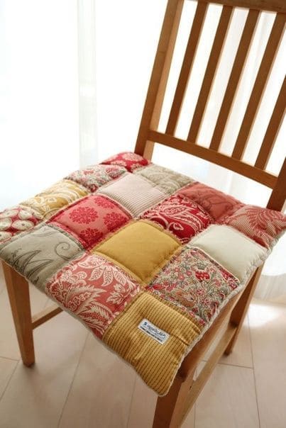 Cozy Patchwork Chair Cushion