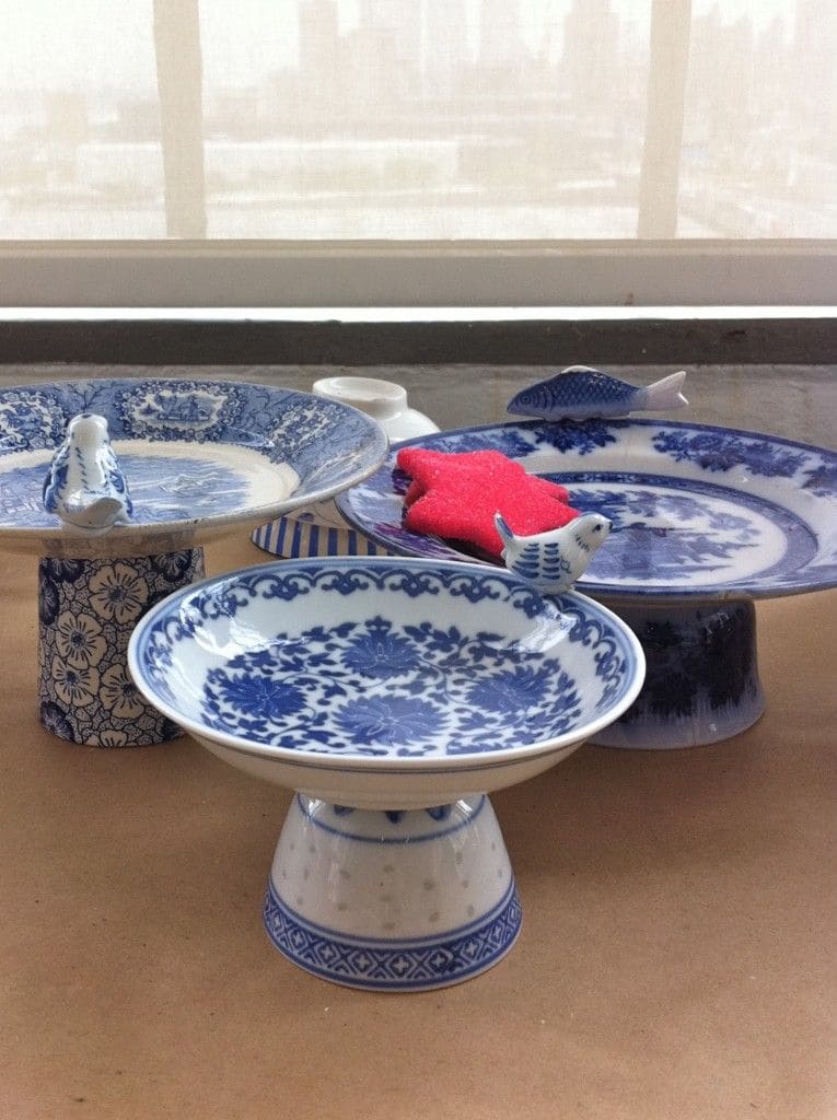 DIY Porcelain Pedestal Stands