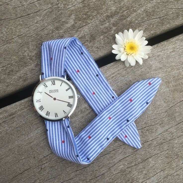 DIY Watch Strap from a Recycled Shirt