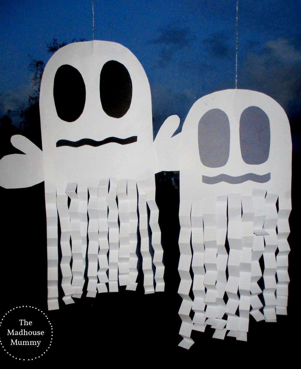 Easy Paper Ghosts Craft
