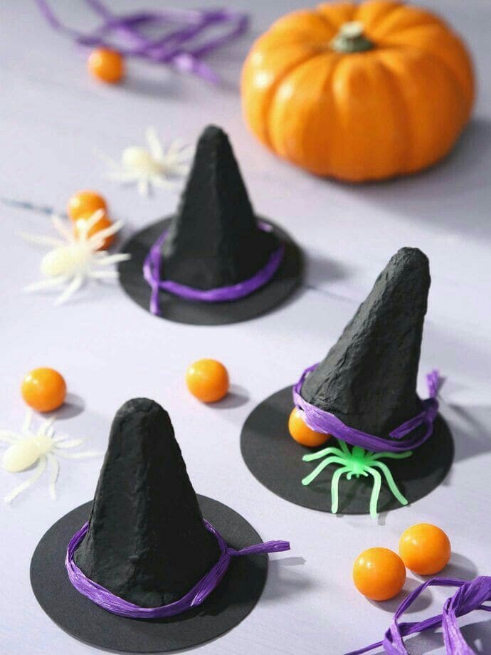 Egg Carton Witch Hats