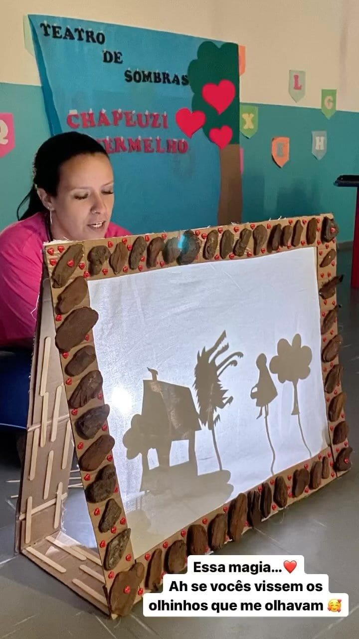 Enchanting Shadow Puppet Theater Inspired by Little Red Riding Hood