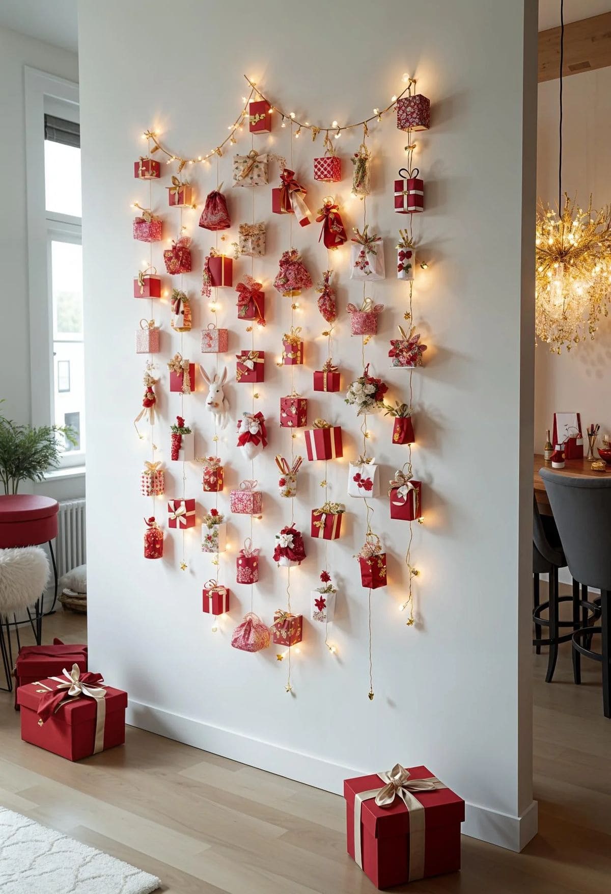 Floating Gift Wall Advent Calendar