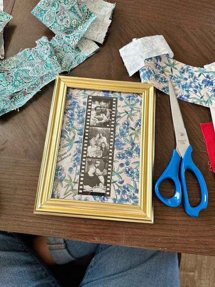 Framed Fabric Memory Strip