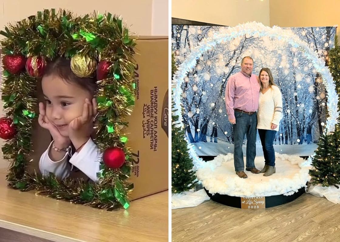 20 Cute Christmas Photo Booth Ideass to Make the Whole Family Smile
