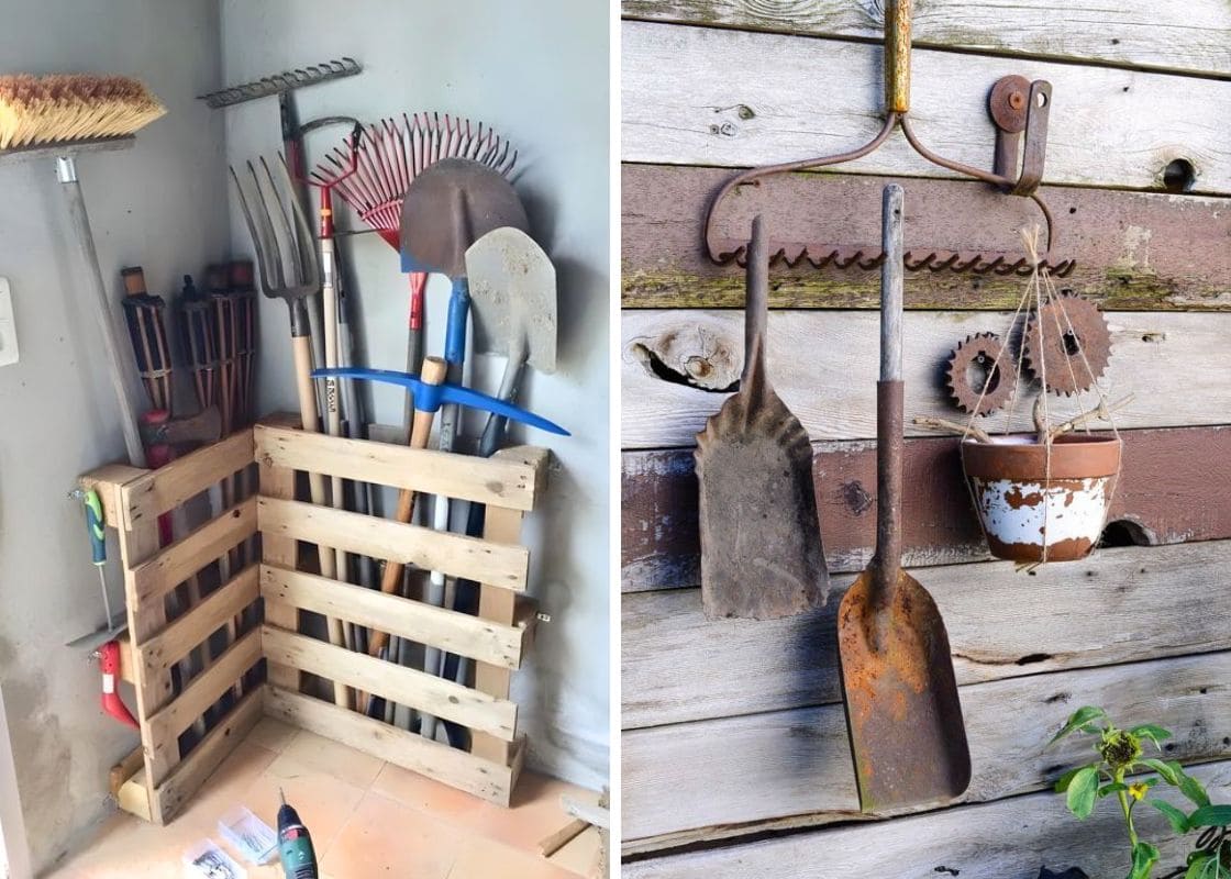 25 Clever DIY Garden Tool Storage Ideas That Keep Everything Neat and Handy