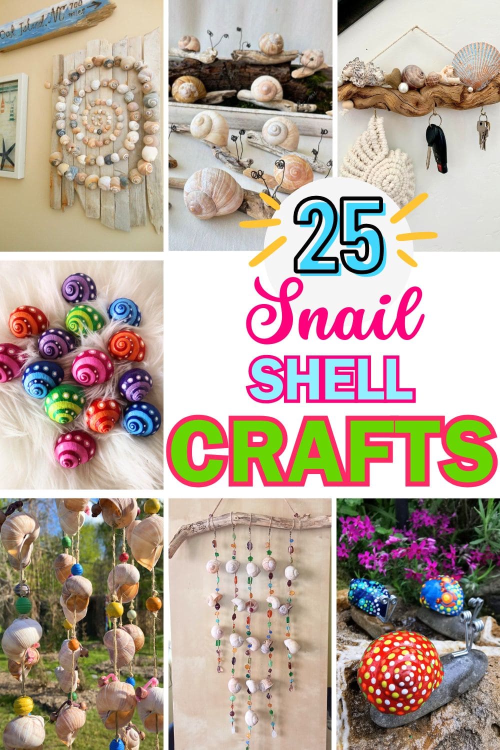 25 Inspiring Ways to Turn Snail Shells Into Stunning Handmade Decor