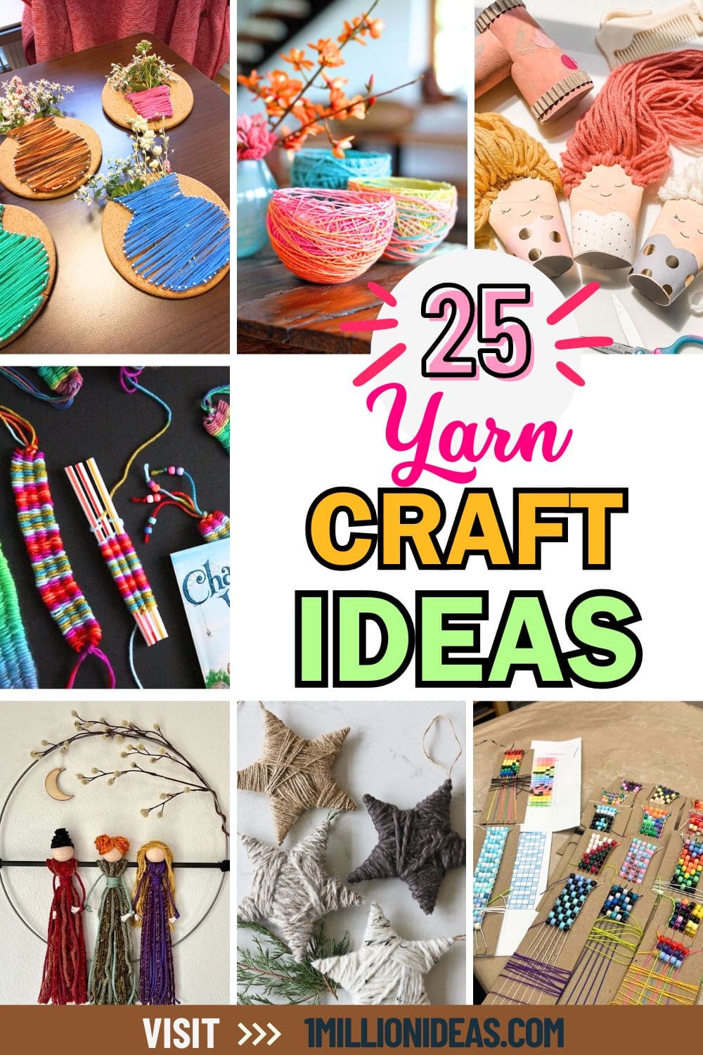 Here're 25 Colorful Craft Ideas You Can Make With Yarns