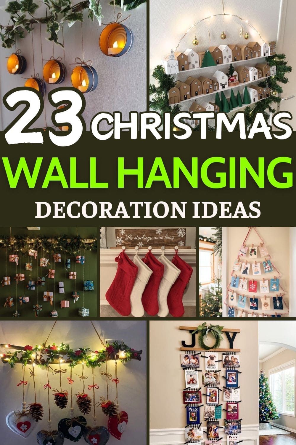 23 Stunning Christmas Wall Hanging Ideas That Steal the Spotlight