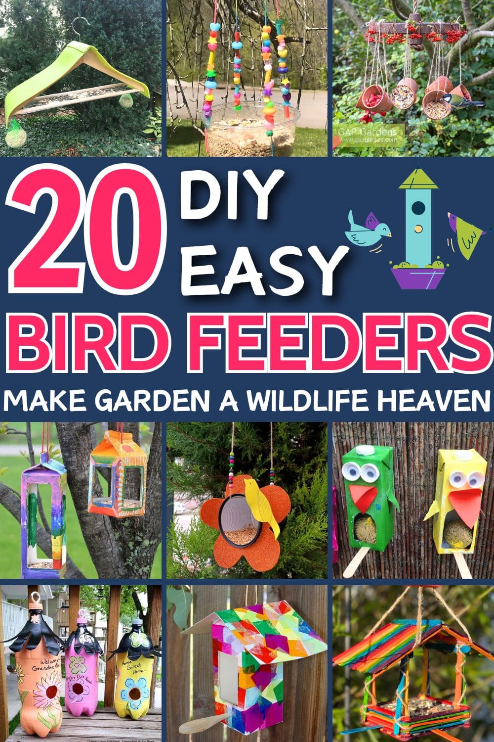 20 Easy DIY Bird Feeders to Make Your Garden a Wildlife Haven