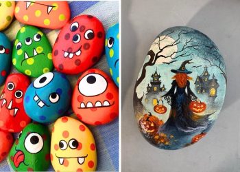 23 Creepy and Fun Halloween Painted Rock Ideas to Haunt Your Creativity