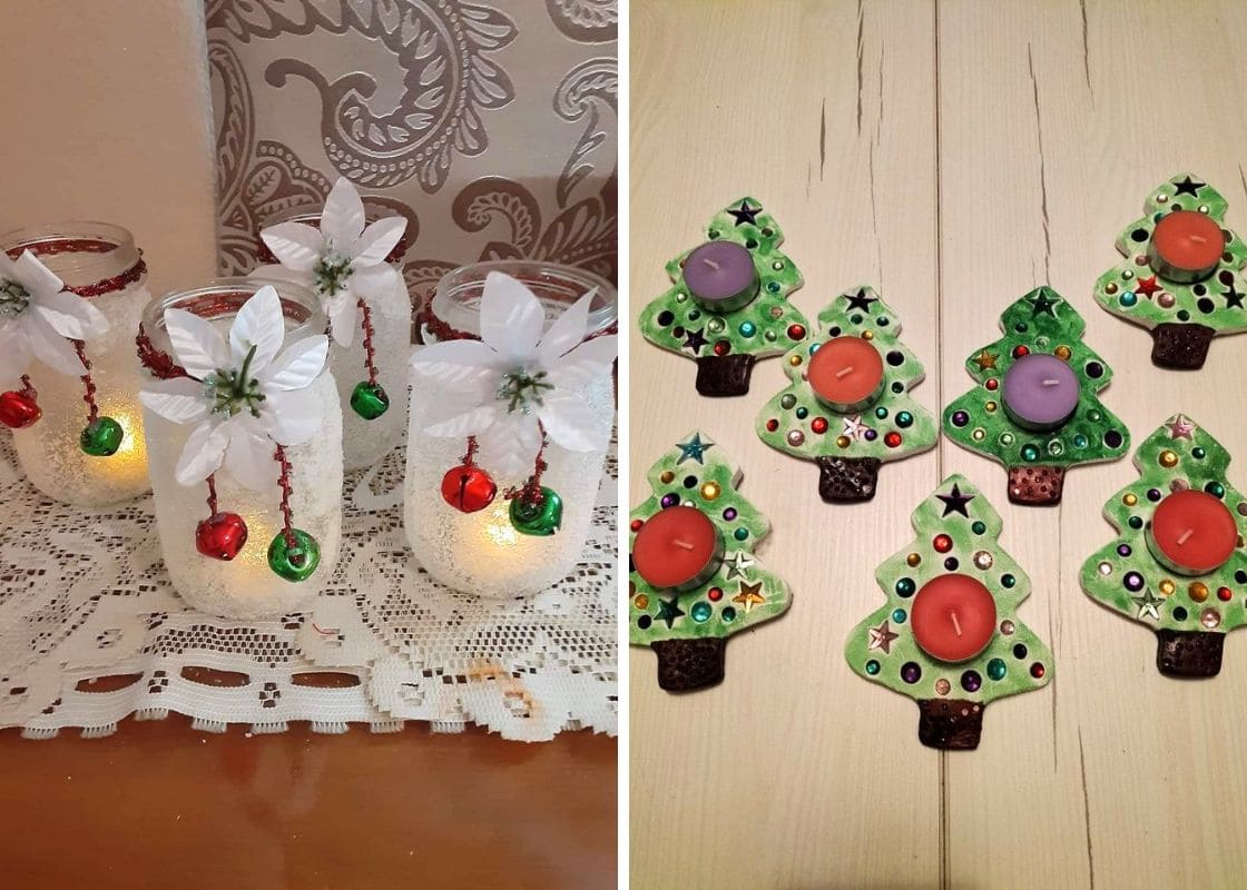 23 Festive Christmas Candle Holder Ideas With Easy DIY Tutorials
