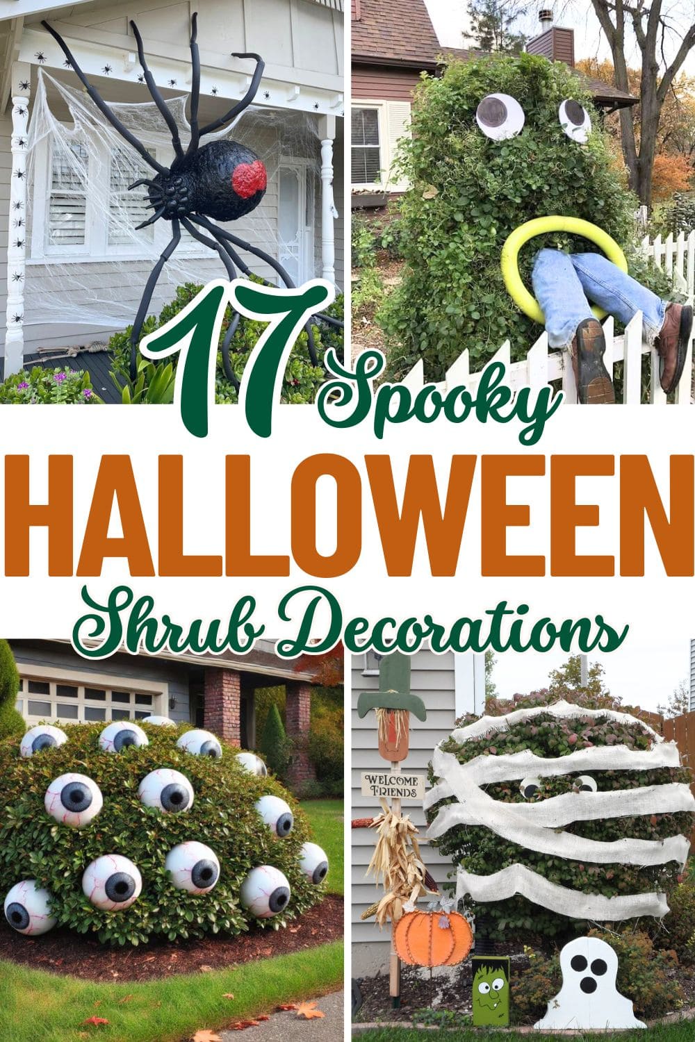 17 Spooky Shrub Decorations That Will Haunt Your Garden This Halloween