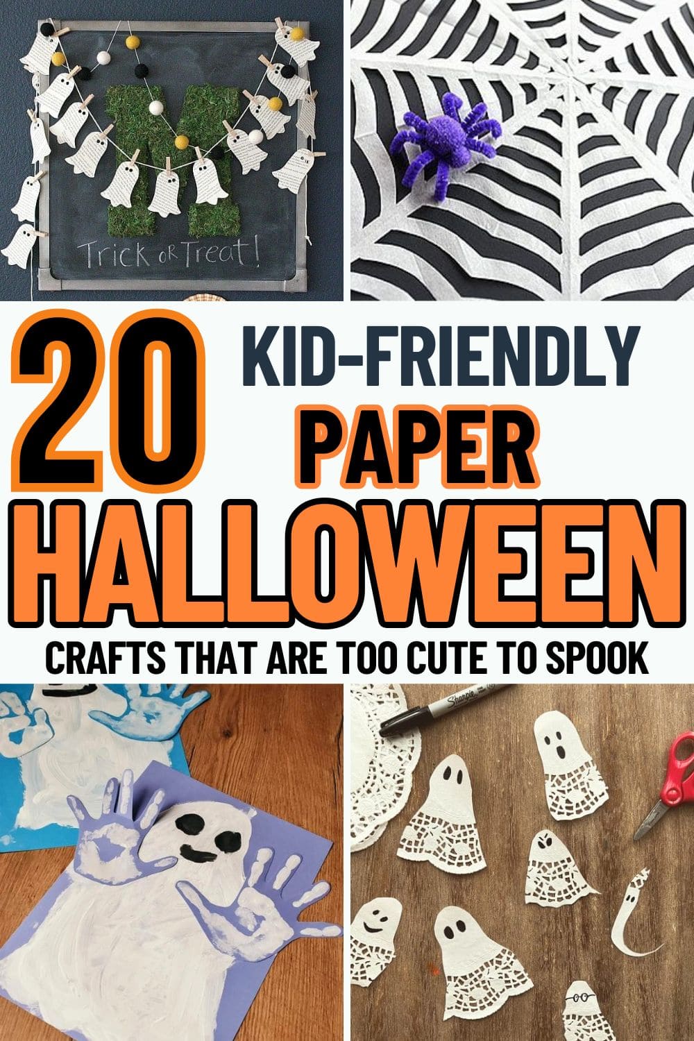 20 Kid-Friendly Halloween Paper Crafts That Are Too Cute to Spook