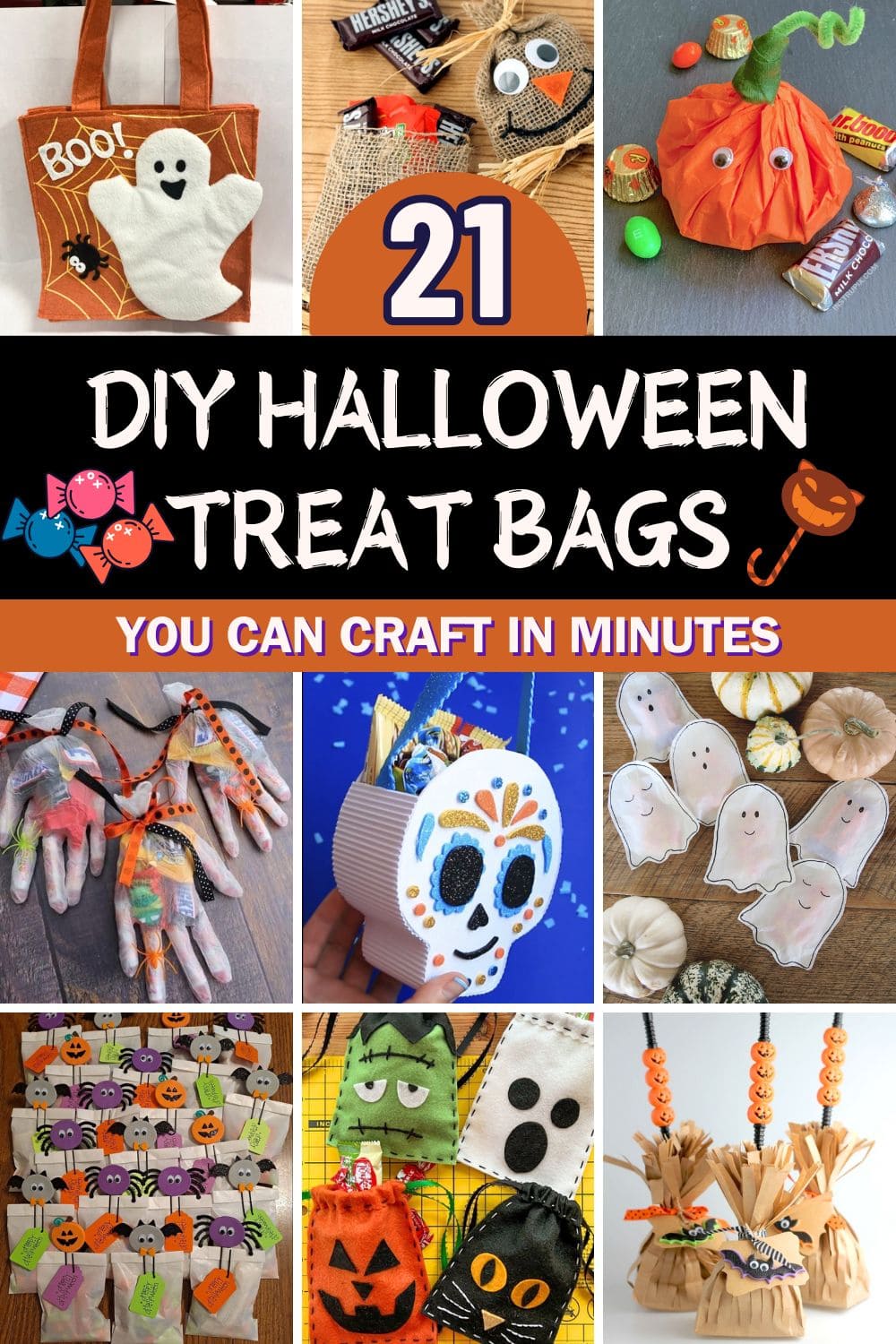 21 Creative and Cheap Halloween Treat Bag Ideas You Can Craft in Minutes