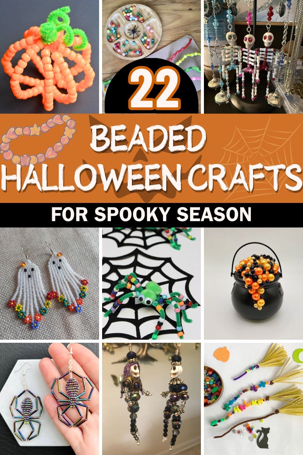 22 Beaded Halloween Crafts That Are Almost Too Cute to Be Creepy