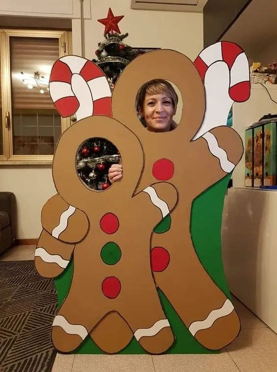 Gingerbread Family Cutout Booth