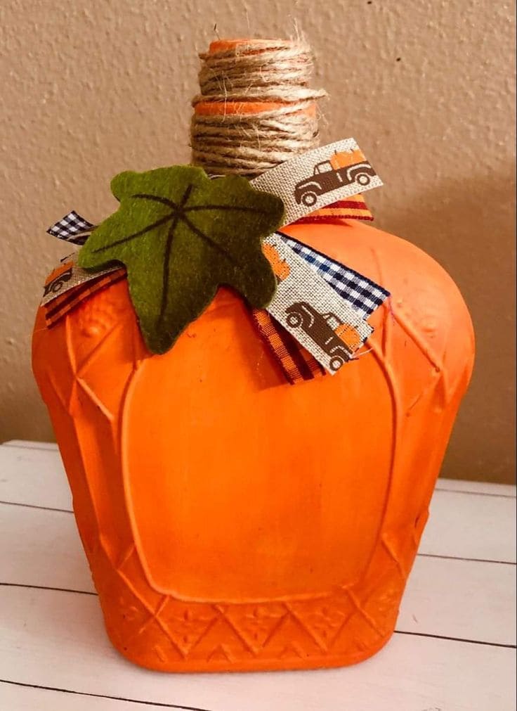 Glass Bottle Pumpkin