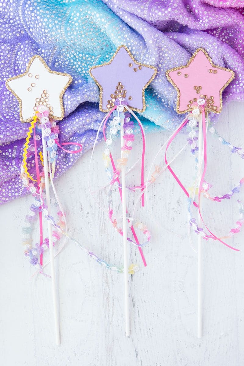 Glitter Star Princess Wands