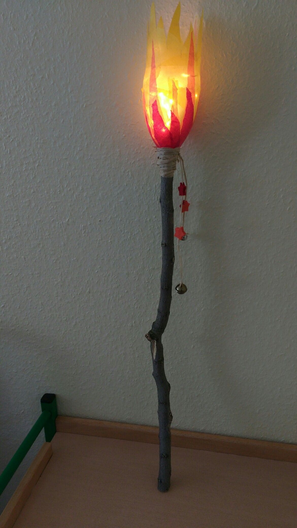 Glowing Campfire Magic Wand
