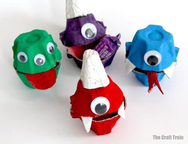 Goofy Egg Carton Monster Chompers