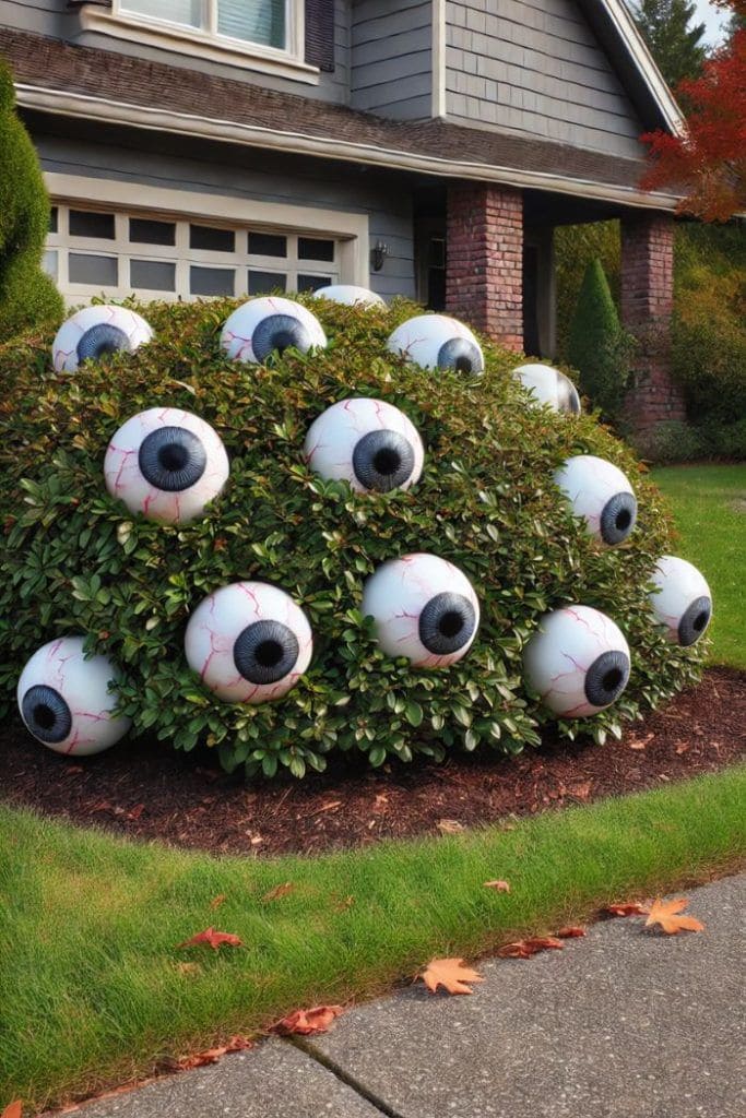 Googly Eyeball Bush Invasion