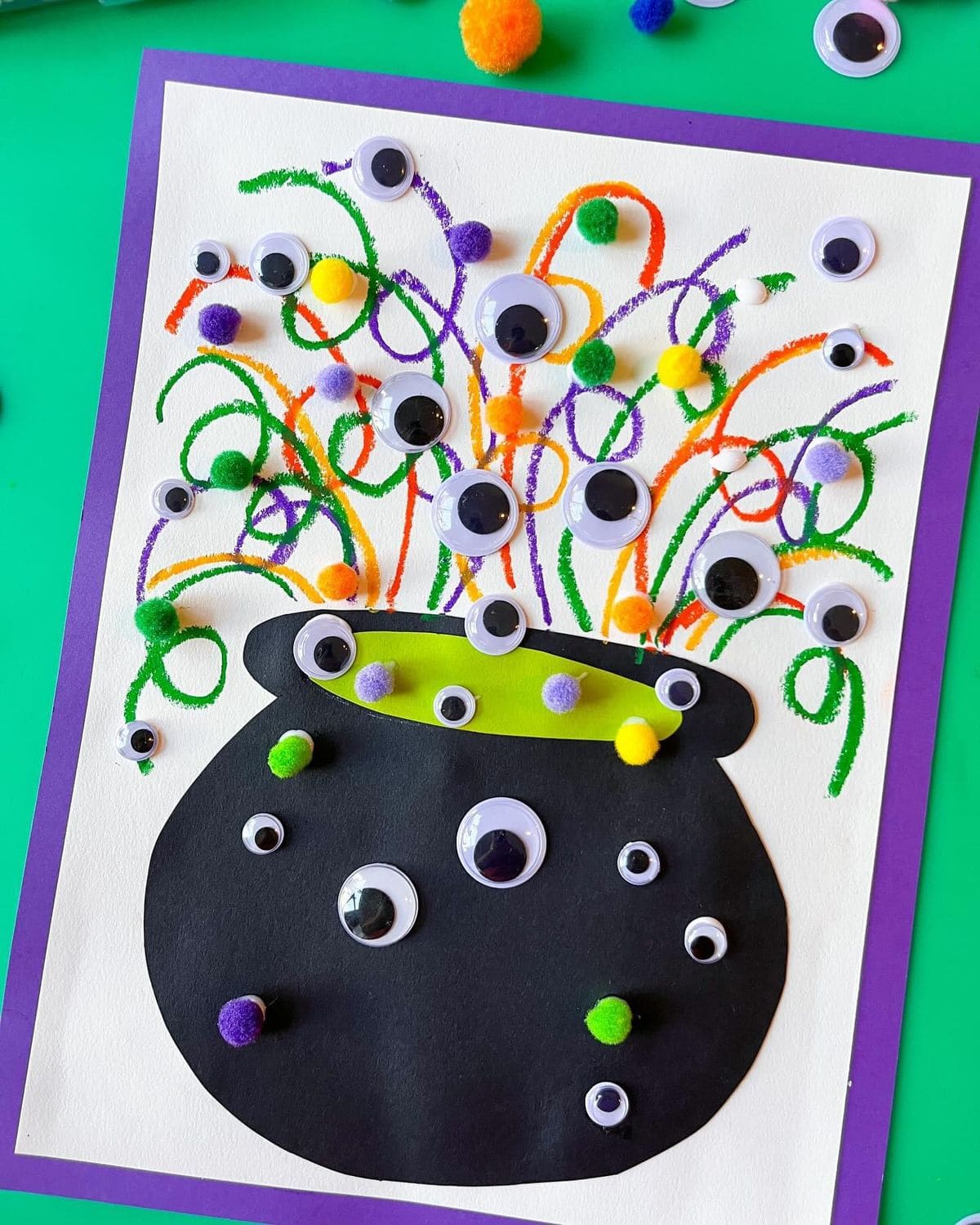 Googly-Eyed Witchs Brew Cauldron