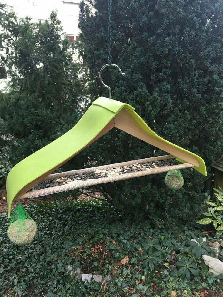 Hanger Feeder with Seed Tray and Suet Balls