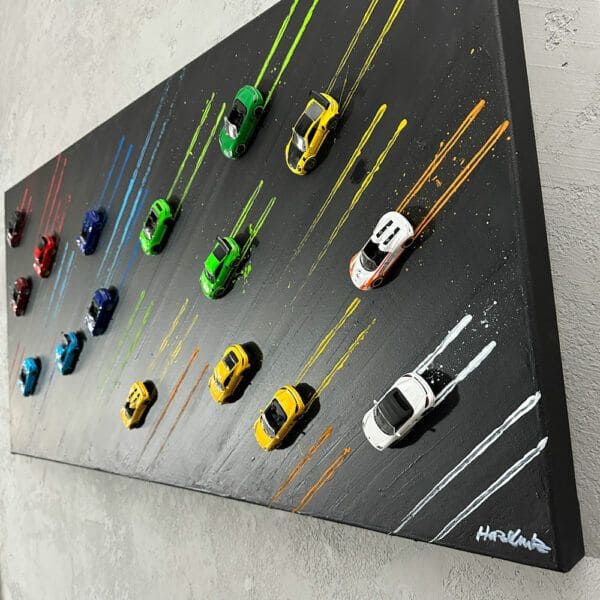 Hot Wheels Racing Wall Art