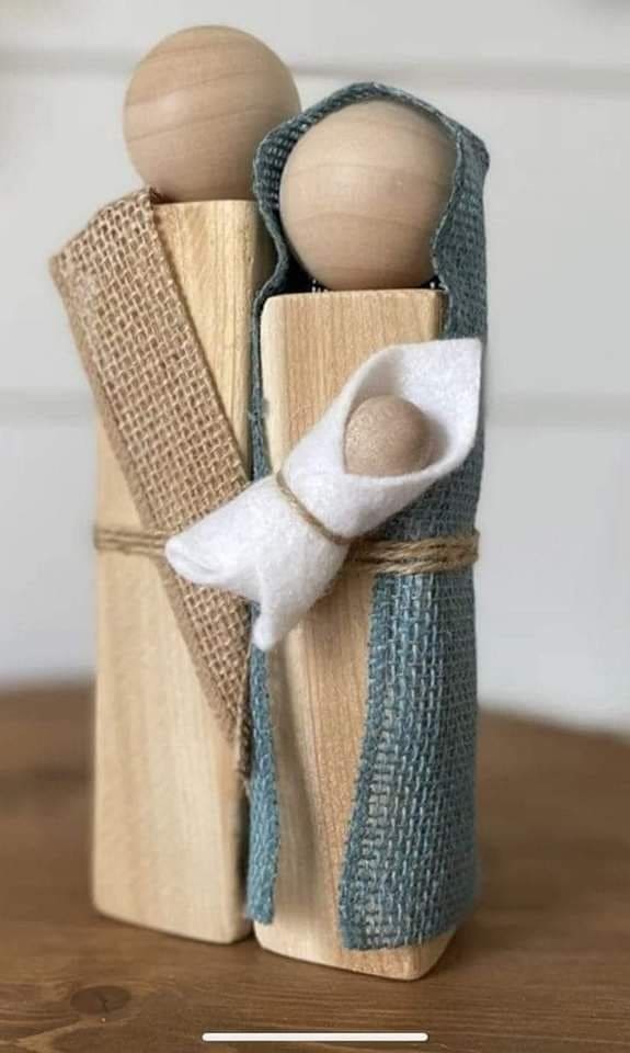 Jenga Block Nativity