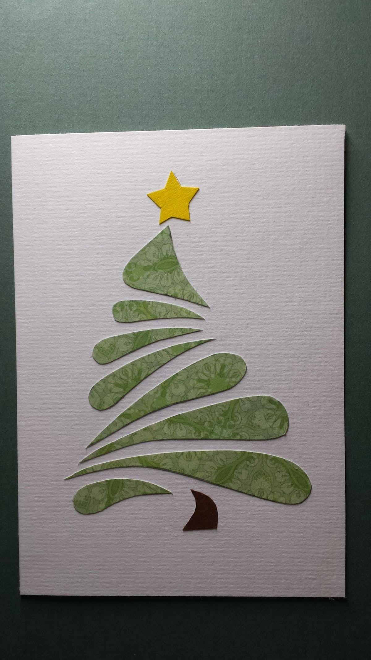 Layered Paper Tree Card