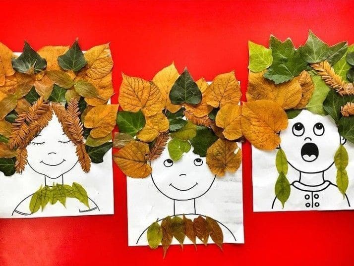 Leaf Hair Portraits