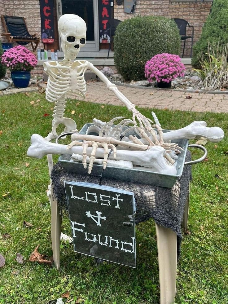 Turn Your Garden into a Bone-Afide Party With These 22 Skeleton Halloween Ideas