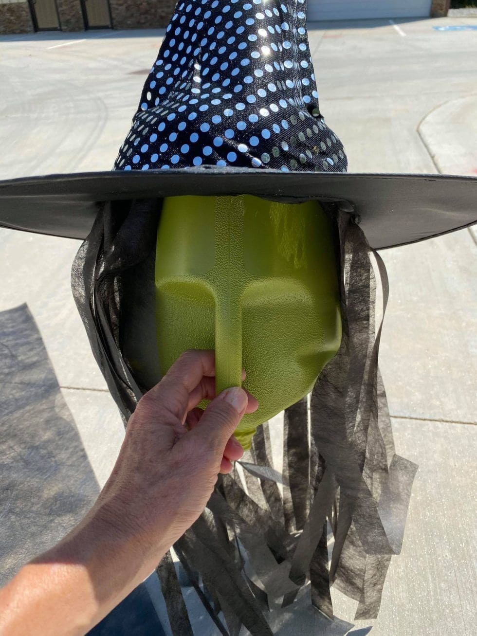 Milk Jug Witch Head