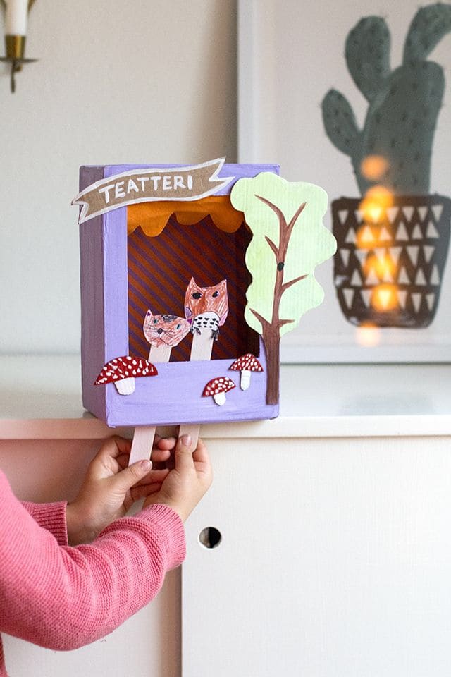 Mini Fox Forest Puppet Theater