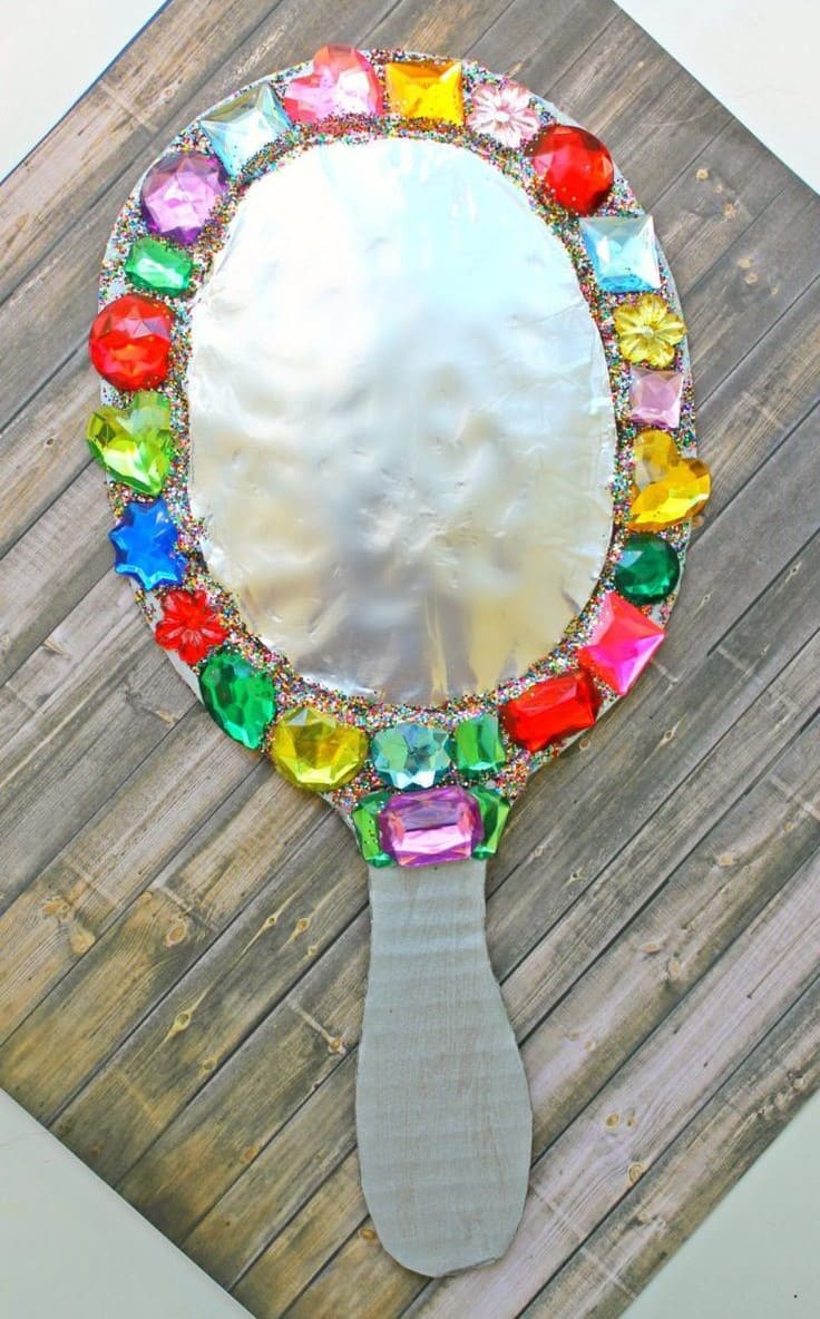 Mirror Mirror Cardboard Craft