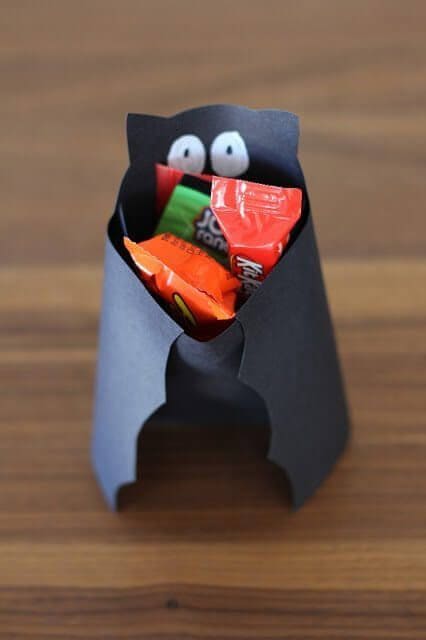 Paper Bat Candy Holder