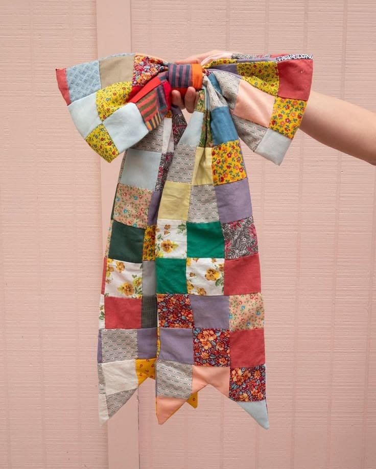 Patchwork Statement Bow