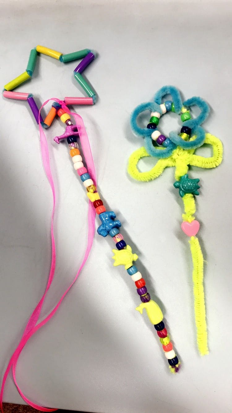 Pipe Cleaner and Bead Magic Wands