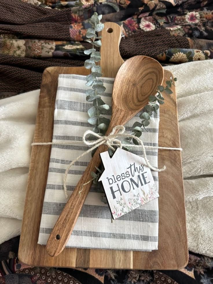 Rustic Bless This Home Spoon Gift Bundle