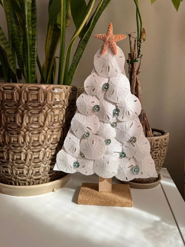 Sand Dollar Coastal Christmas Tree