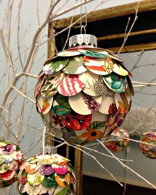 Scalloped Paper Circle Ornament