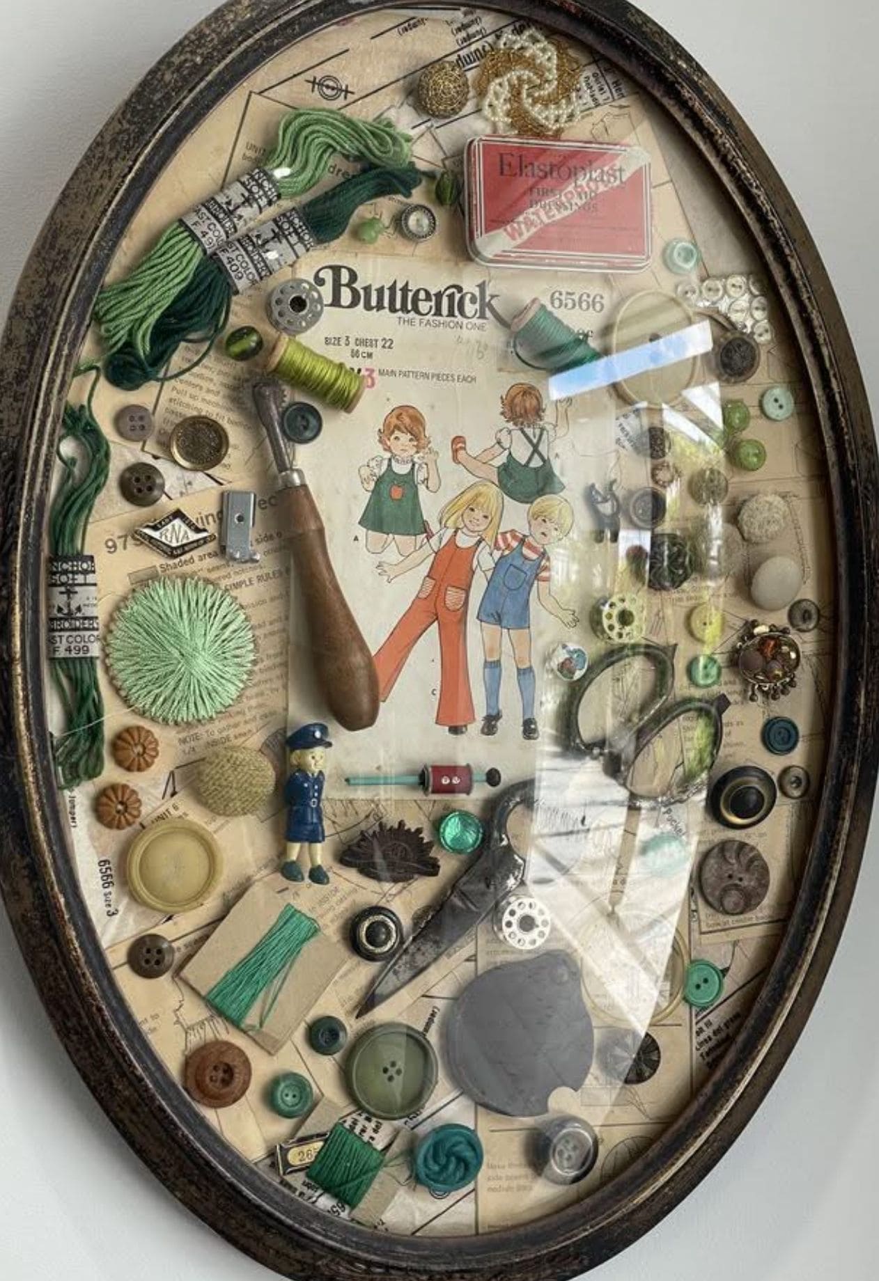 Sewing Room Memory Shadowbox