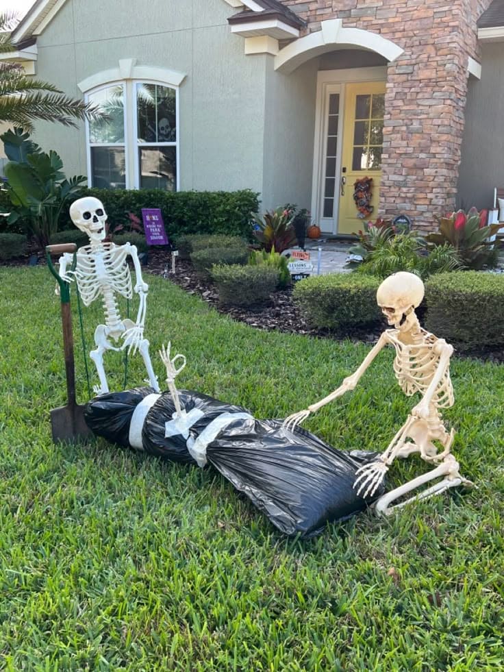 Skeleton Cleanup Crew Scene